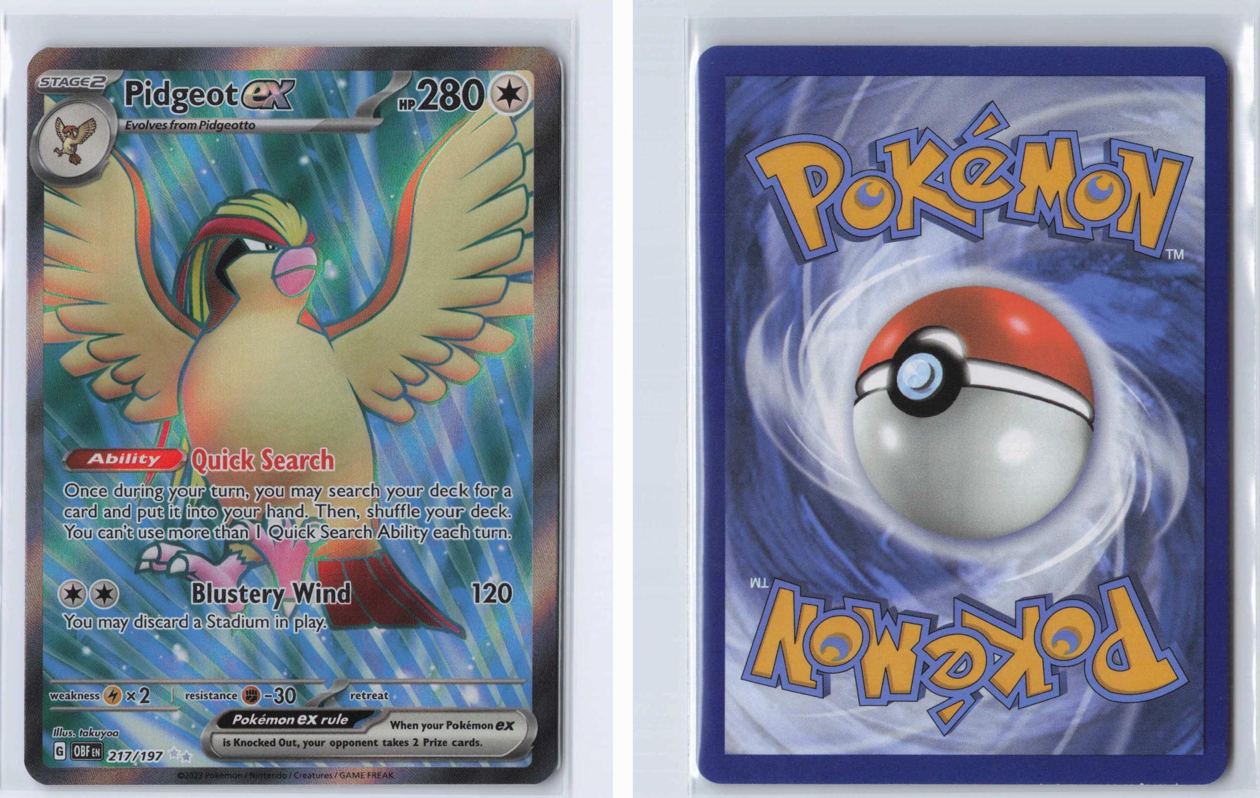 (#217/197) Pidgeot ex - Holo [Obsidian Flames]