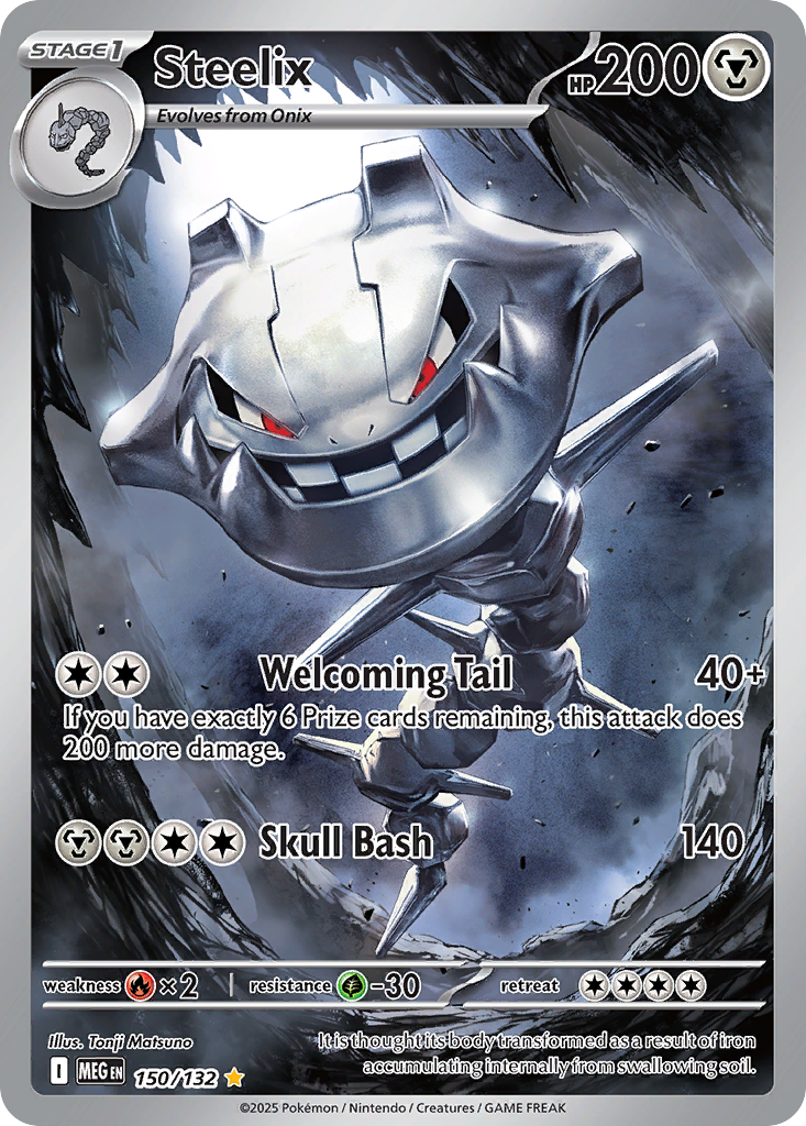 (#150/132) Steelix - Holo [Mega Evolution]