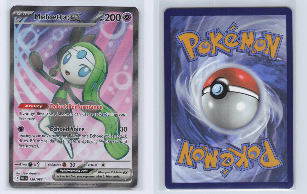(#159/086) Meloetta ex - Holo [Black Bolt]