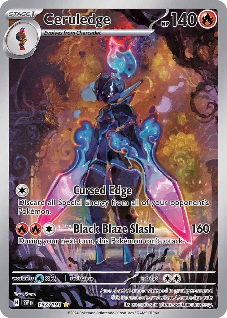 (#197/191) Ceruledge - Holo [Surging Sparks]