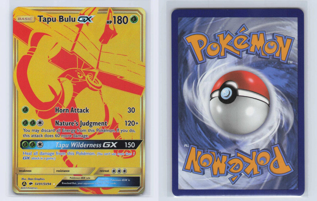 (#SV91/SV94) Tapu Bulu GX - Holo [Hidden Fates Shiny Vault]