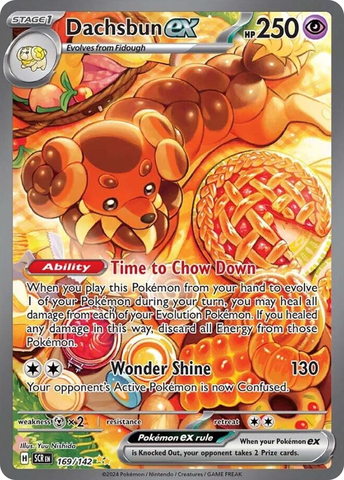(#169/142) Dachsbun ex - Holo [Stellar Crown]