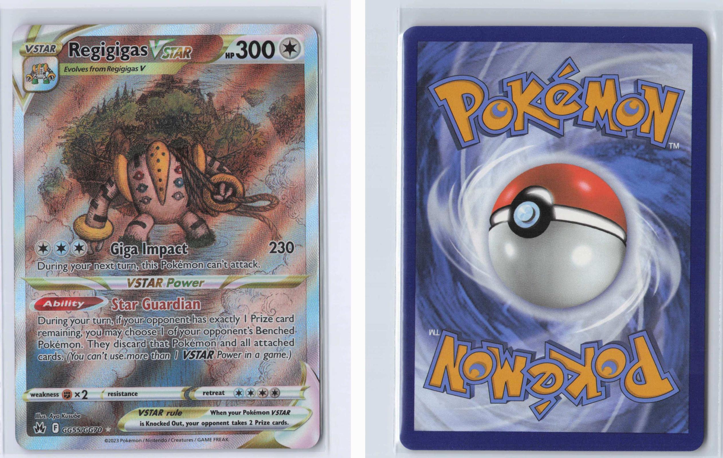 (#GG55/GG70) Regigigas VSTAR - Holo [Crown Zenith Galarian Gallery]