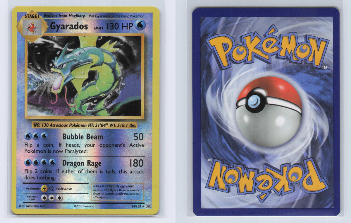 (#34/108) Gyarados - Reverse Holo [Evolutions]