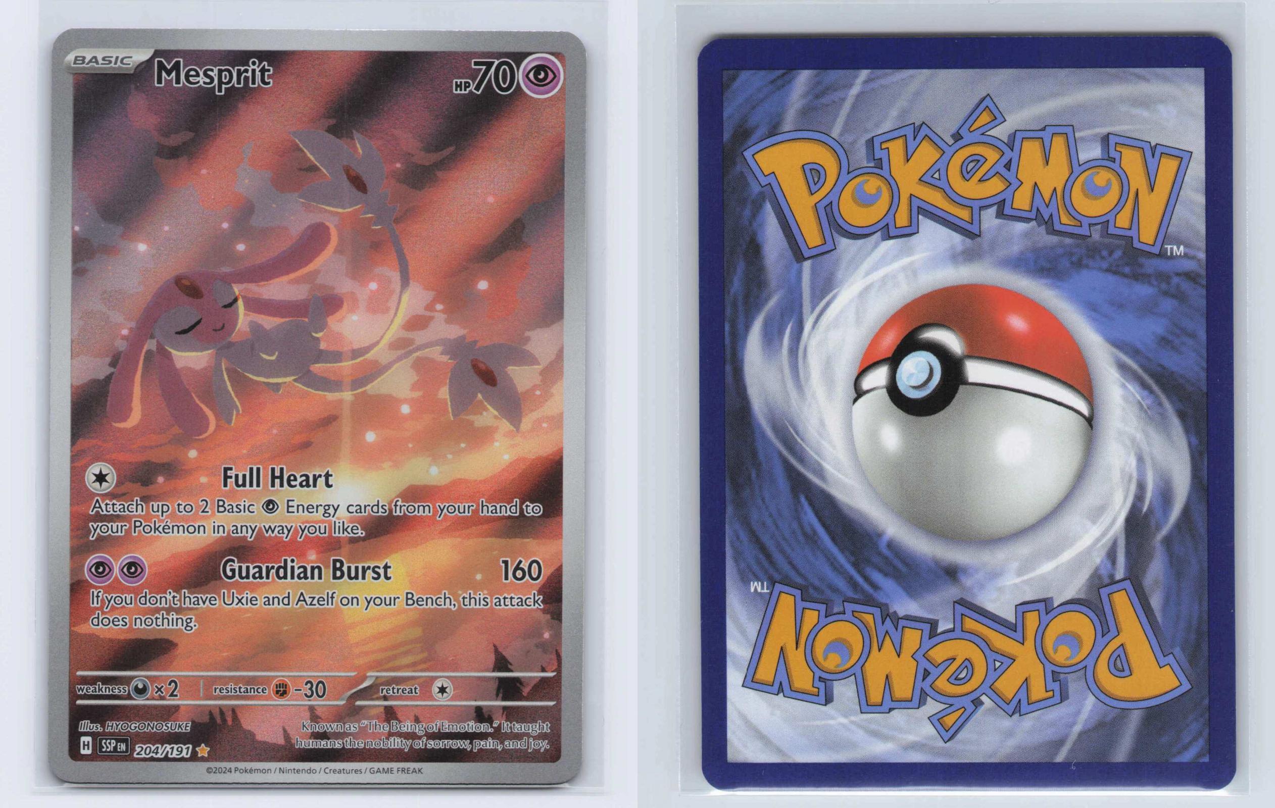 (#204/191) Mesprit - Holo [Surging Sparks]