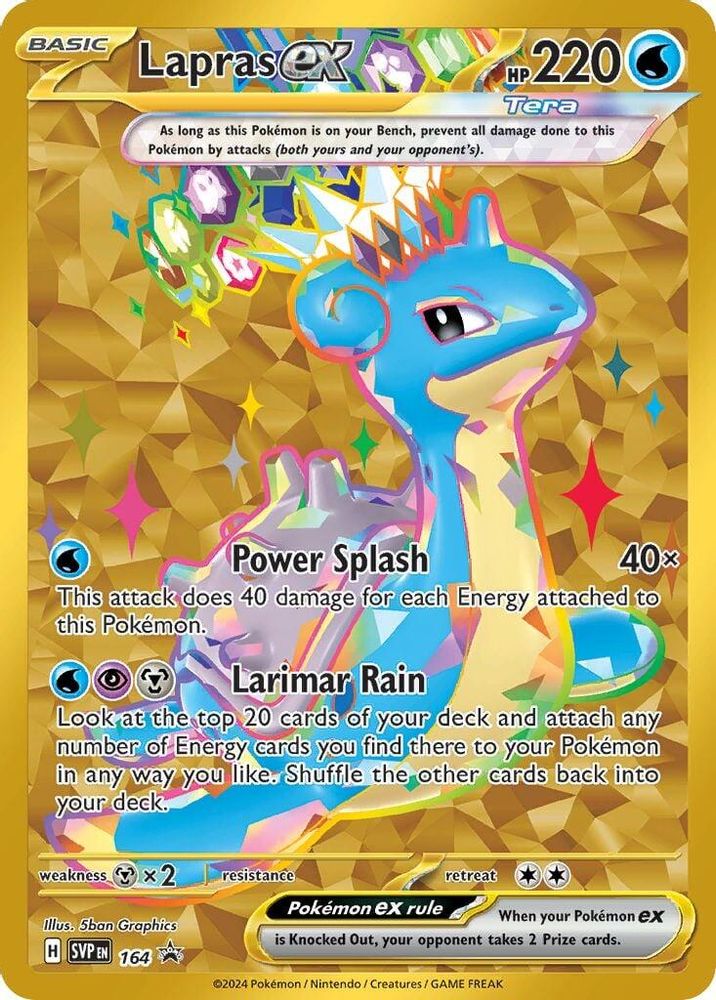 (#164) Lapras ex - Holo [Scarlet & Violet Promo]