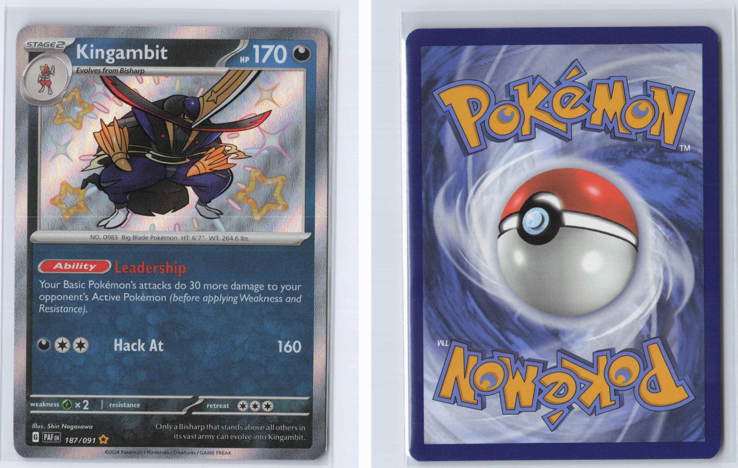 (#187/091) Kingambit - Holo [Paldean Fates]