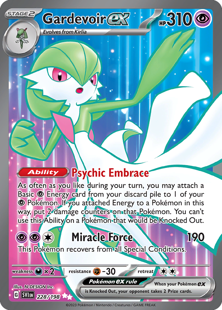 (#228/198) Gardevoir ex - Holo [Scarlet & Violet]