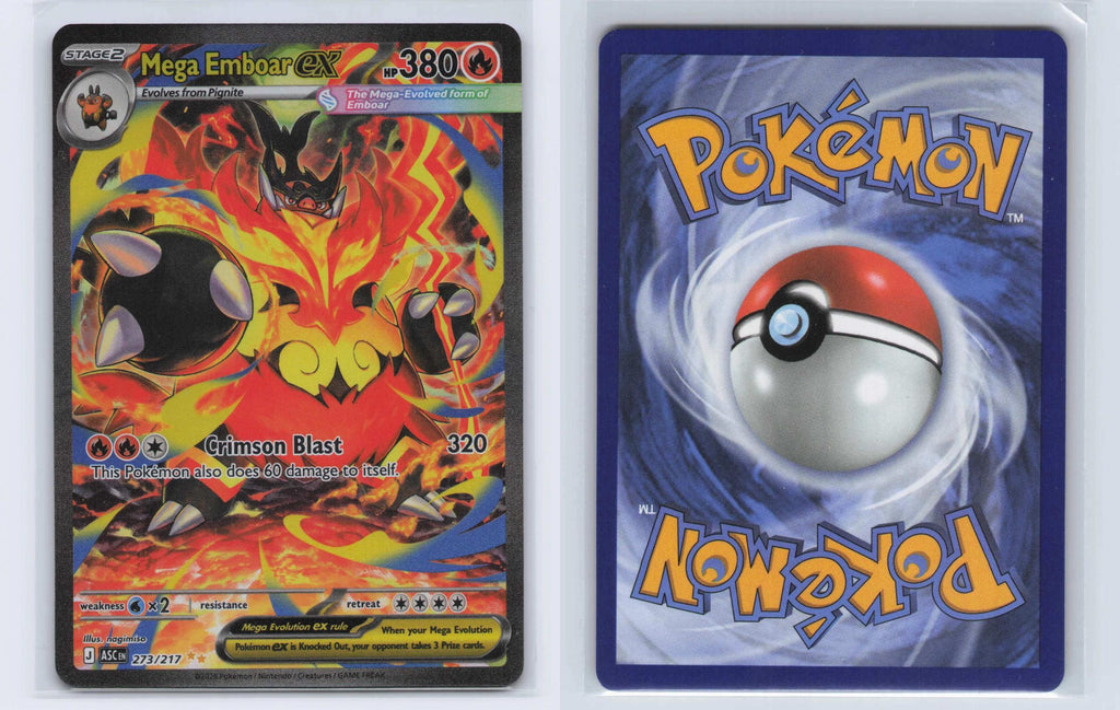 (#273/217) Mega Emboar ex - Holo [Ascended Heroes]