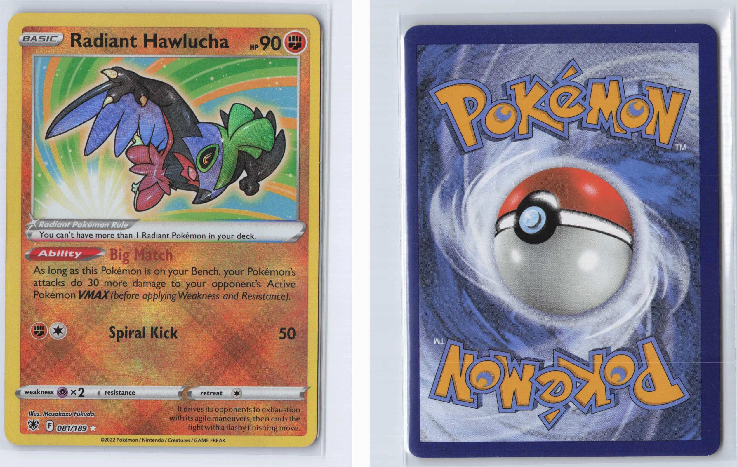 (#081/189) Radiant Hawlucha - Holo [Astral Radiance]