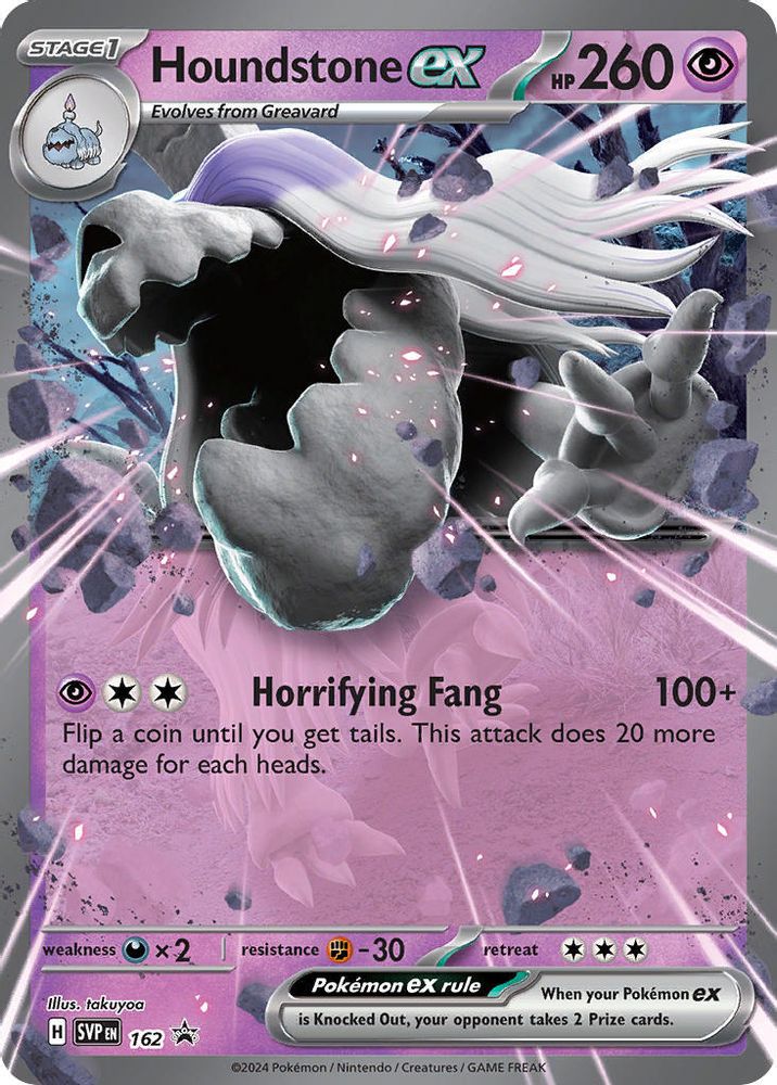 (#162) Houndstone ex - Holo [Scarlet & Violet Promo]