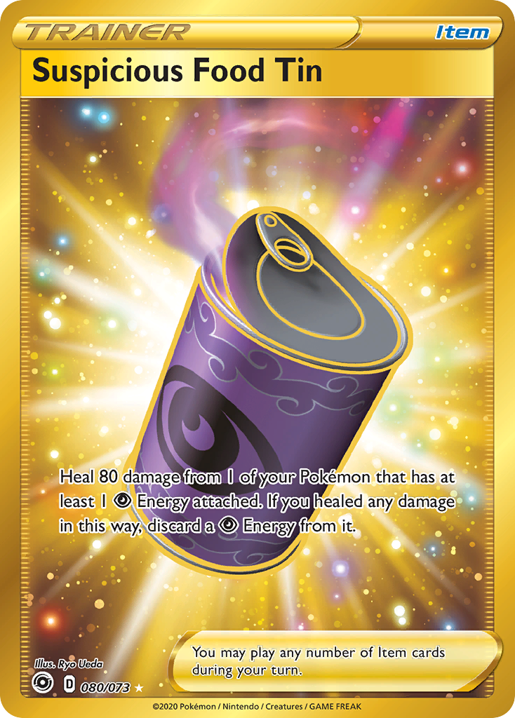 (#080/073) Suspicious Food Tin - Holo [Champion's Path]