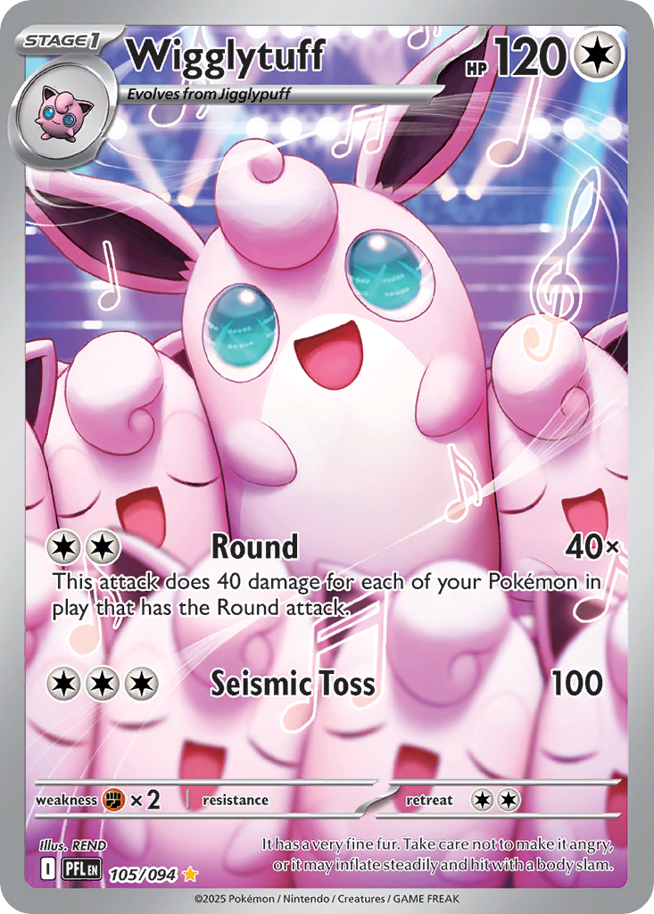 (#105/094) Wigglytuff - Holo [Phantasmal Flames]