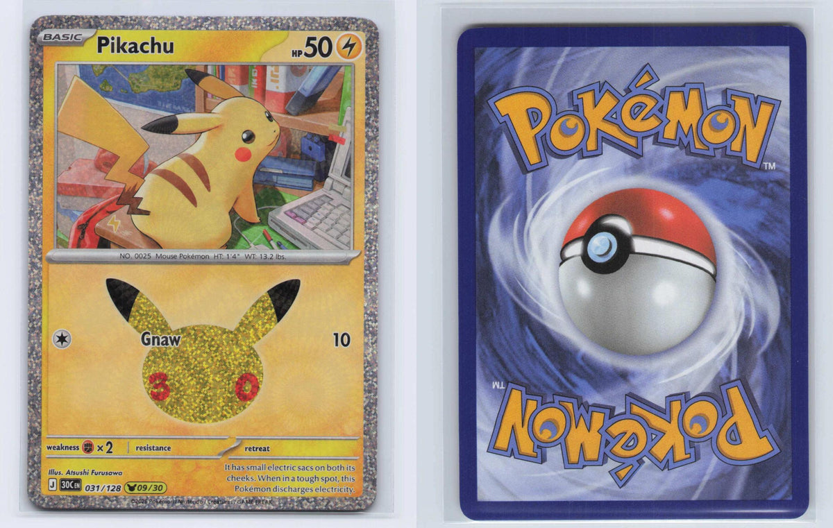(#031/128) Pikachu - Holo [ME: 30th Celebration]