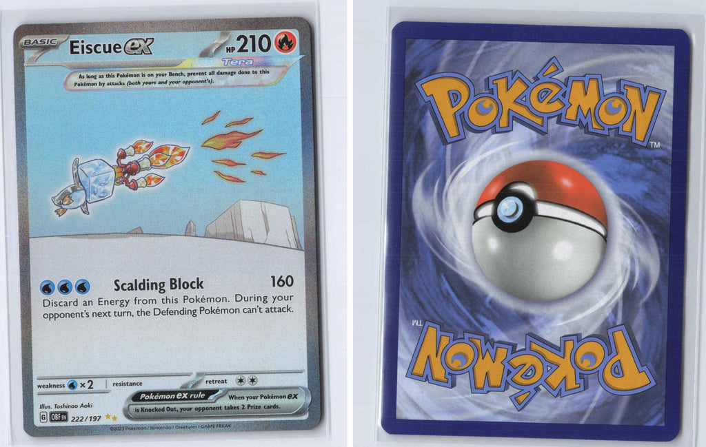 (#222/197) Eiscue ex - Holo [Obsidian Flames]