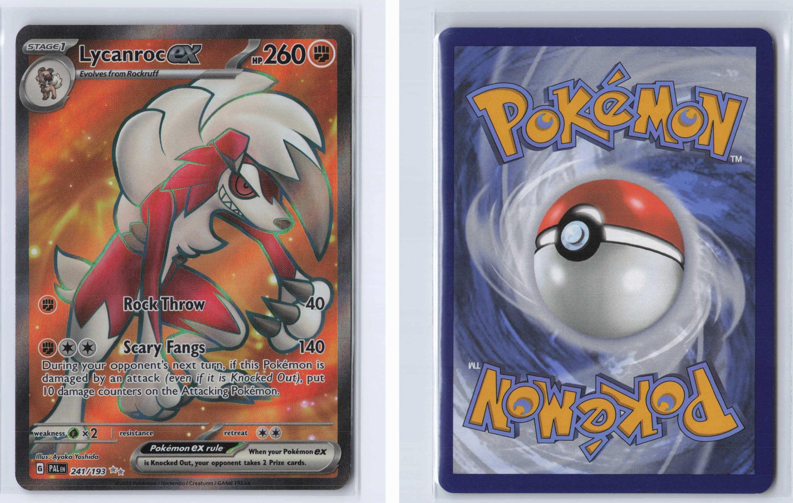 (#241/193) Lycanroc ex - Holo [Paldea Evolved]
