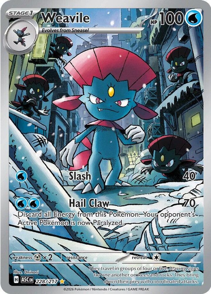 (#228/217) Weavile - Holo [Ascended Heroes]