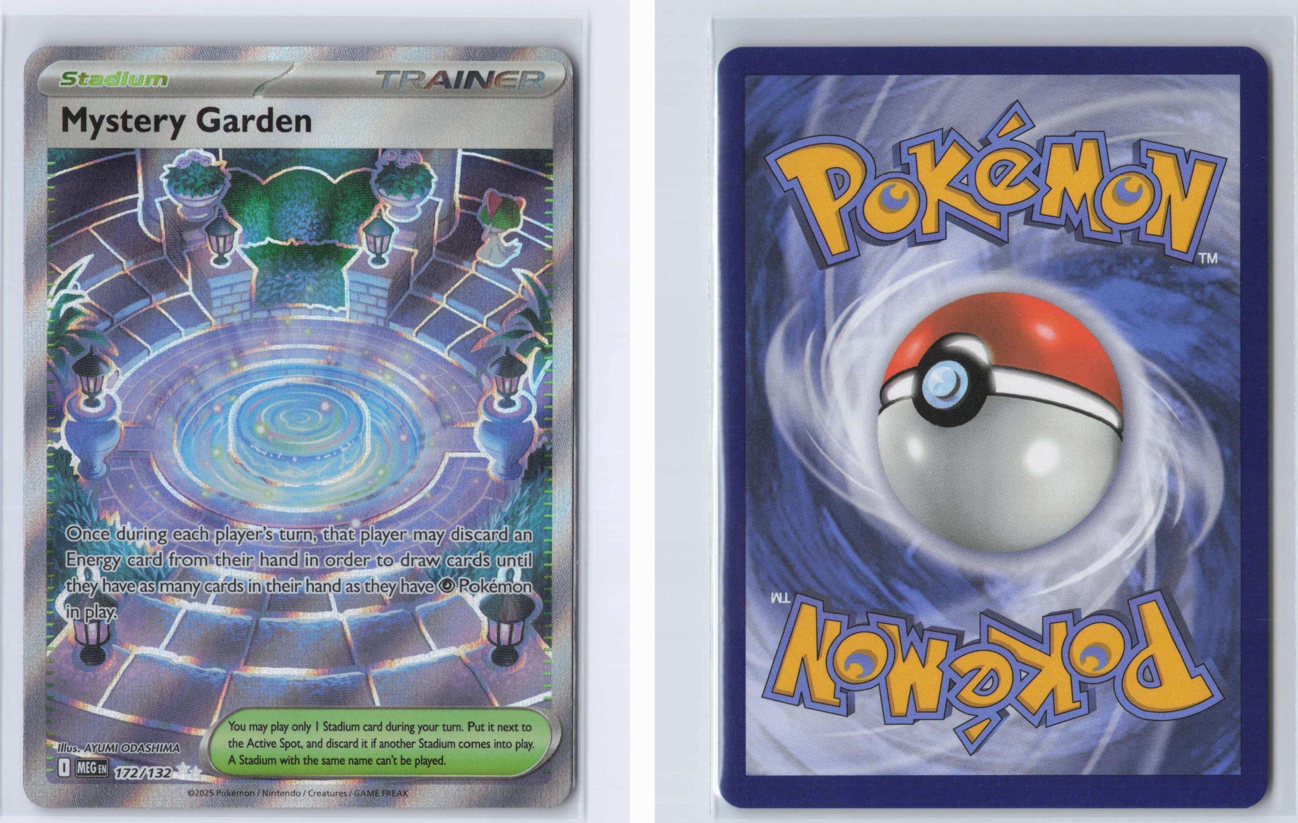 (#172/132) Mystery Garden - Holo [Mega Evolution]