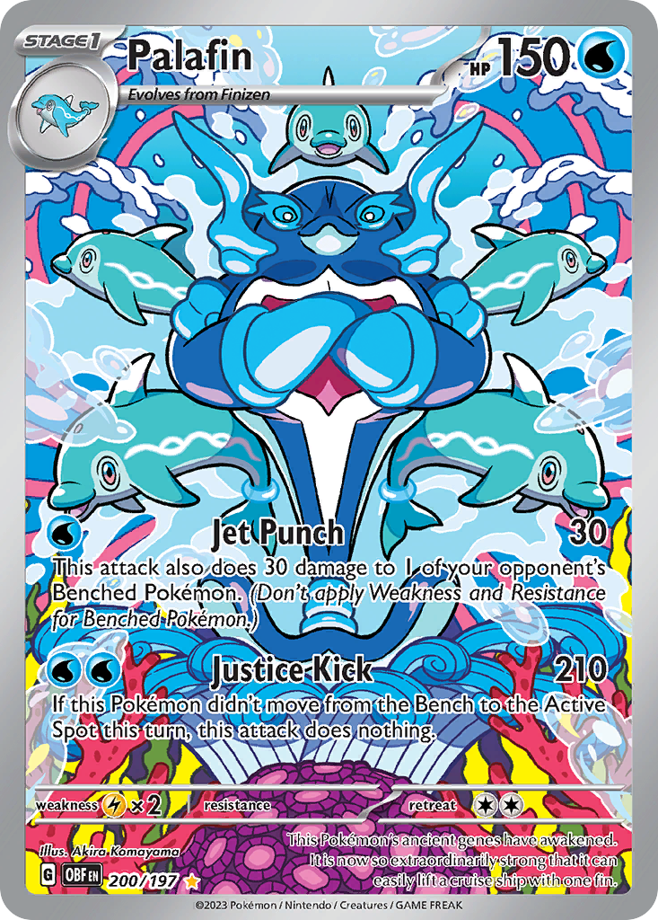 (#200/197) Palafin - Holo [Obsidian Flames]