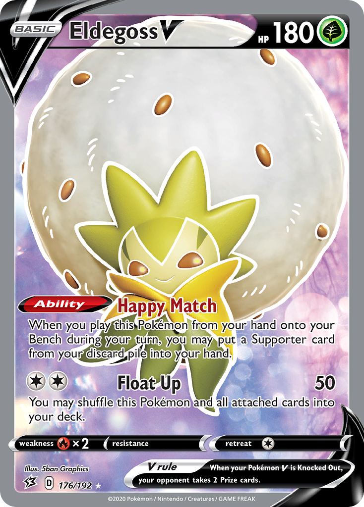 (#176/192) Eldegoss V - Holo [Rebel Clash]