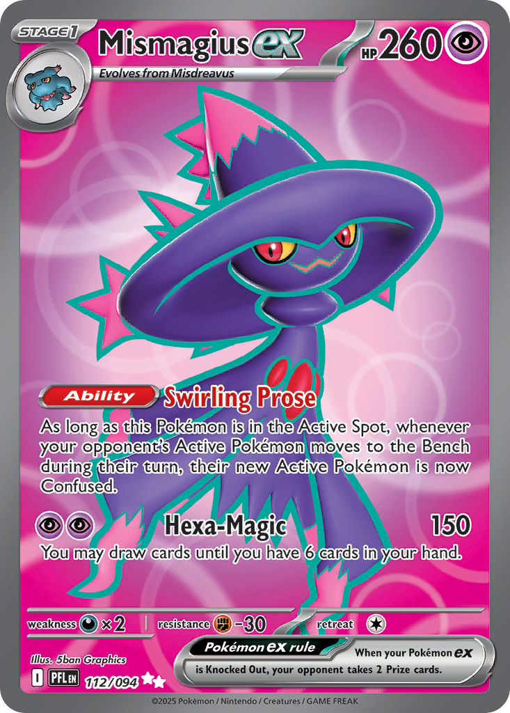 (#112/094) Mismagius ex - Holo [Phantasmal Flames]