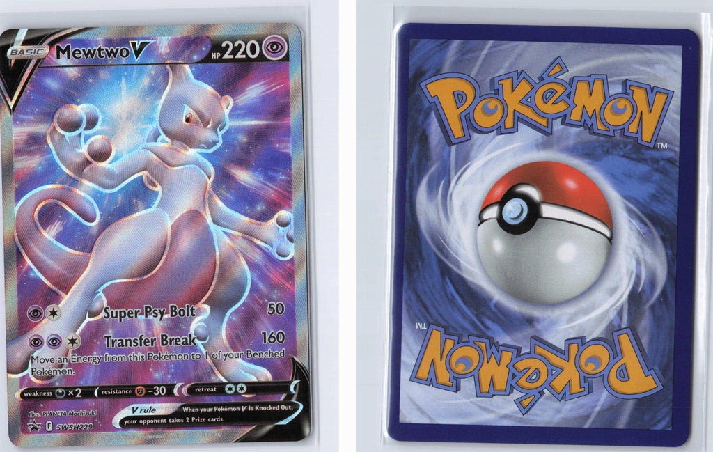 (#SWSH229) Mewtwo V - Holo [Sword & Shield Promo]