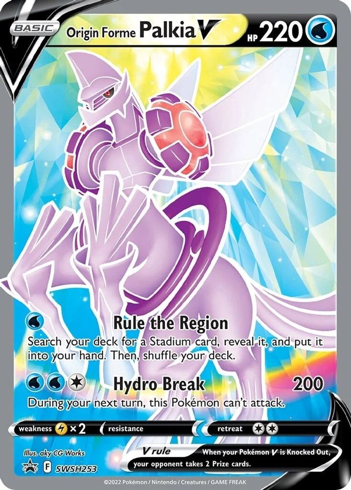 (#SWSH253) Origin Forme Palkia V - Holo [Sword & Shield Promo]