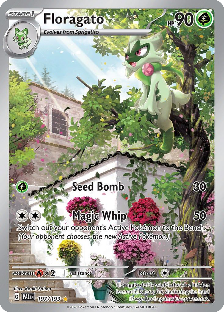 (#197/193) Floragato - Holo [Paldea Evolved]