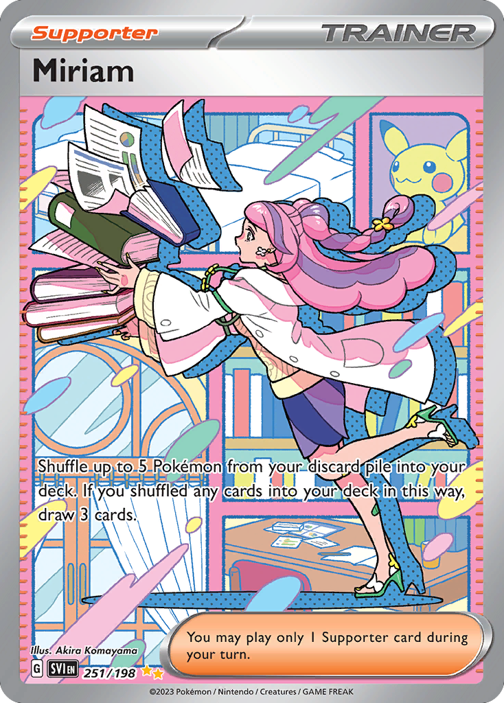 (#251/198) Miriam - Holo [Scarlet & Violet]