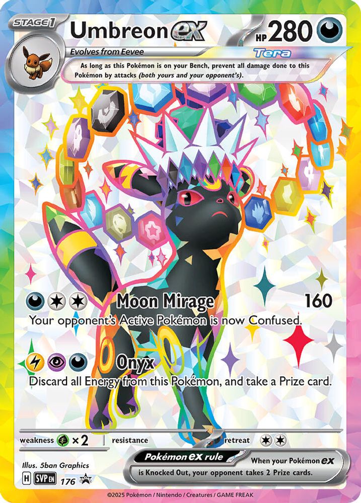(#SVP 176) Umbreon ex - Holo [Scarlet & Violet Promo]