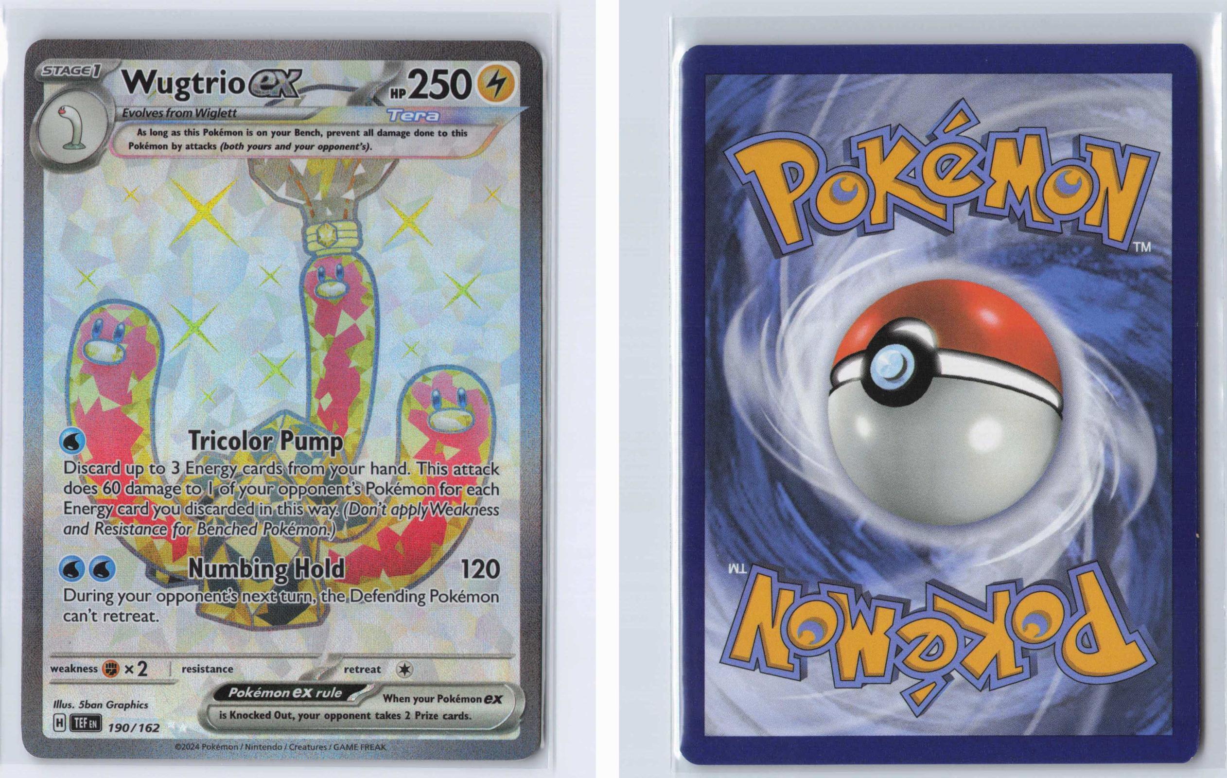 (#190/162) Wugtrio ex - Holo [Temporal Forces]