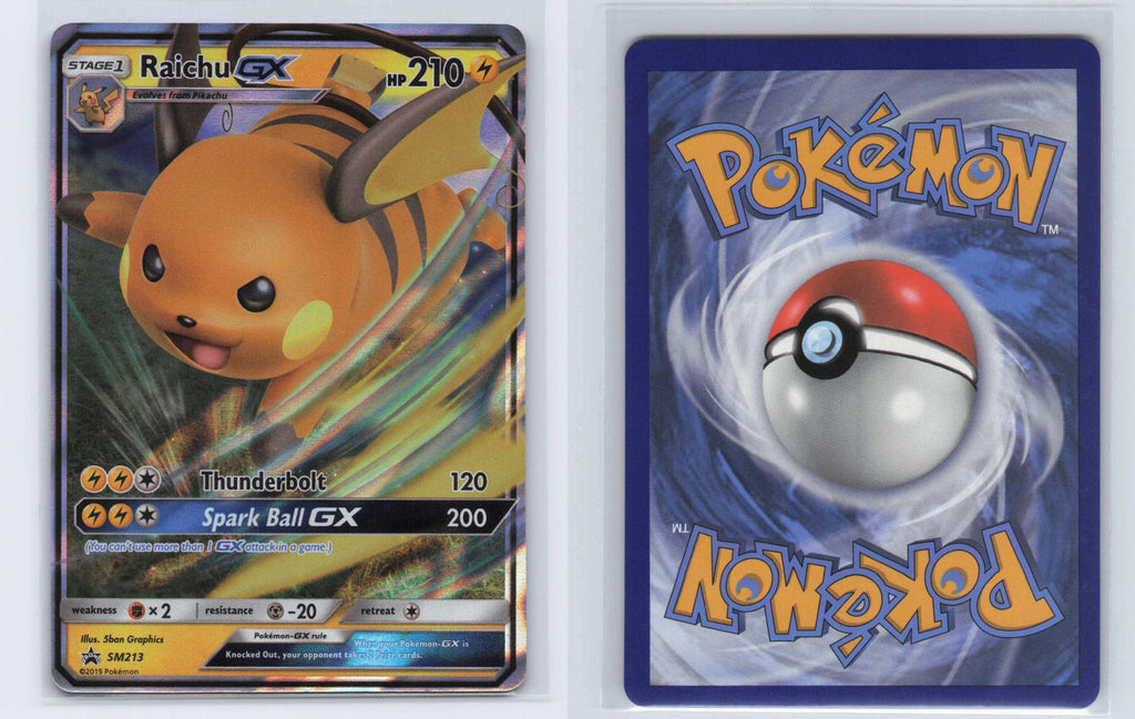 (#SM213) Raichu GX - - Holo [Sun & Moon Promo]