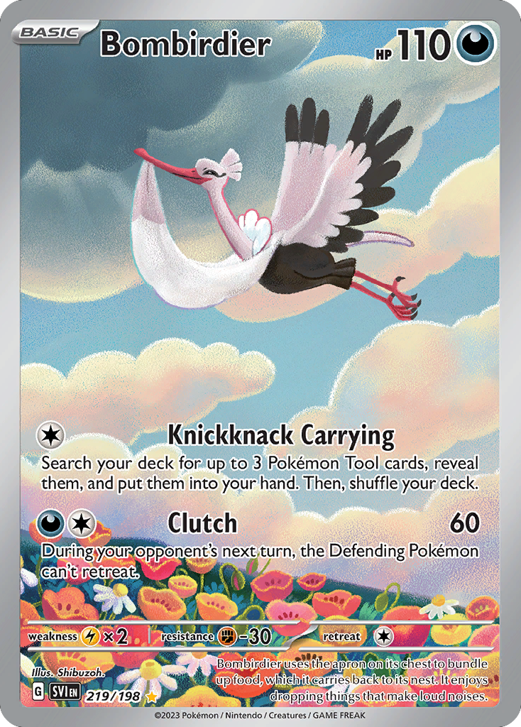 (#219/198) Bombirdier - Holo [Scarlet & Violet]