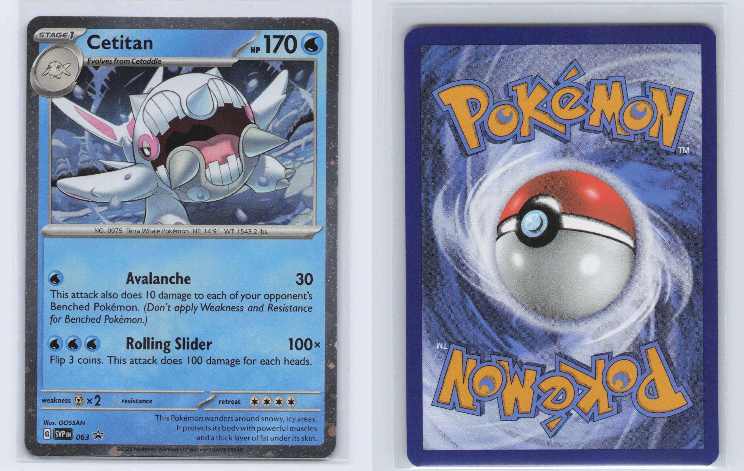 (#063) Cetitan (Cosmos Holo) - Normal [Scarlet & Violet Promo]