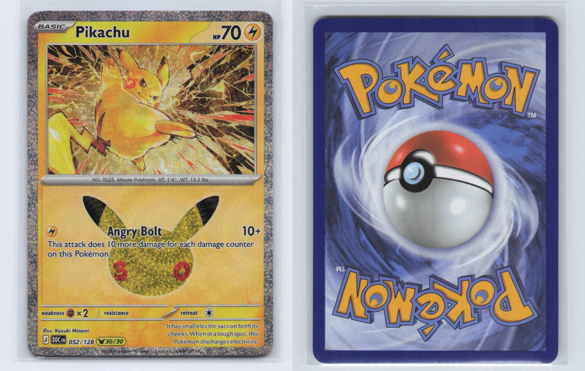 (#052/128) Pikachu - Holo [ME: 30th Celebration]