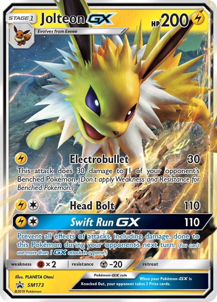 (#SM173) Jolteon GX - - Holo [Sun & Moon Promo]