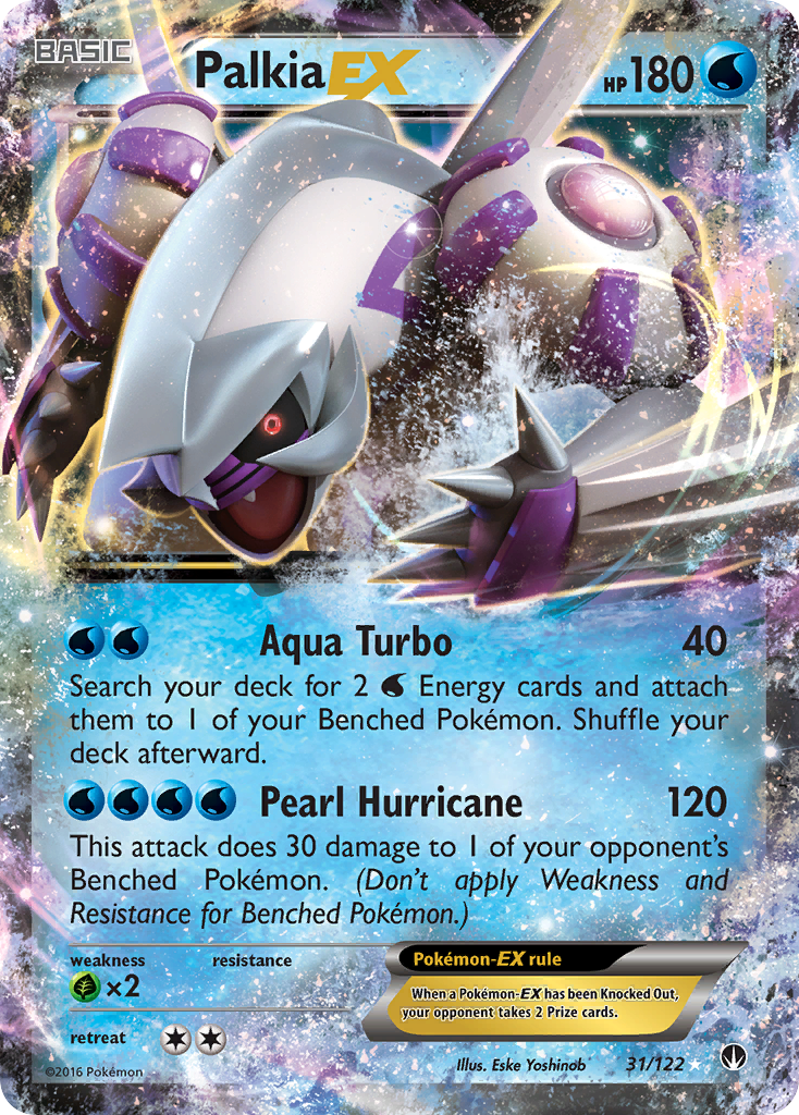 (#31/122) Palkia EX - Holo [BREAKpoint]
