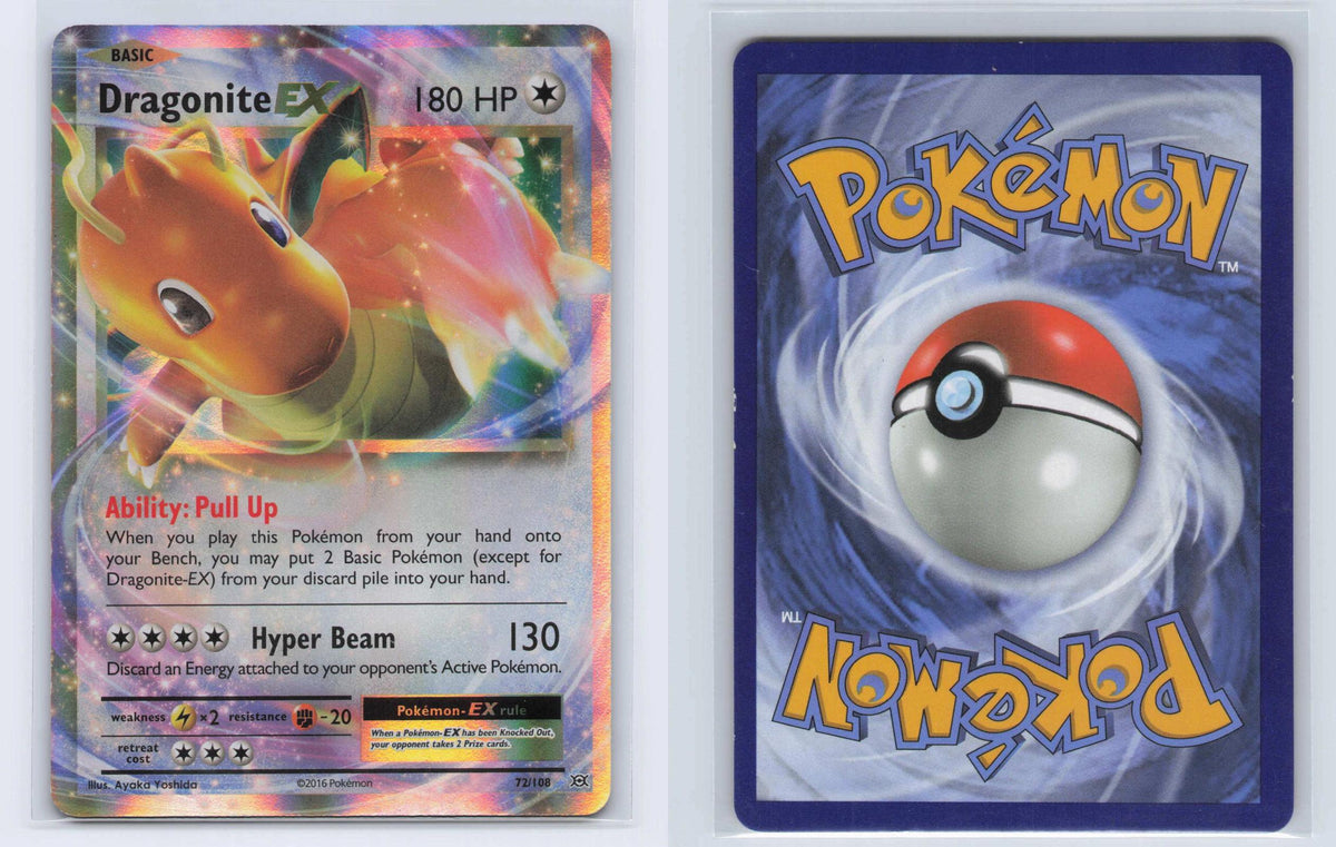 (#72/108) Dragonite EX - Holo [Evolutions]