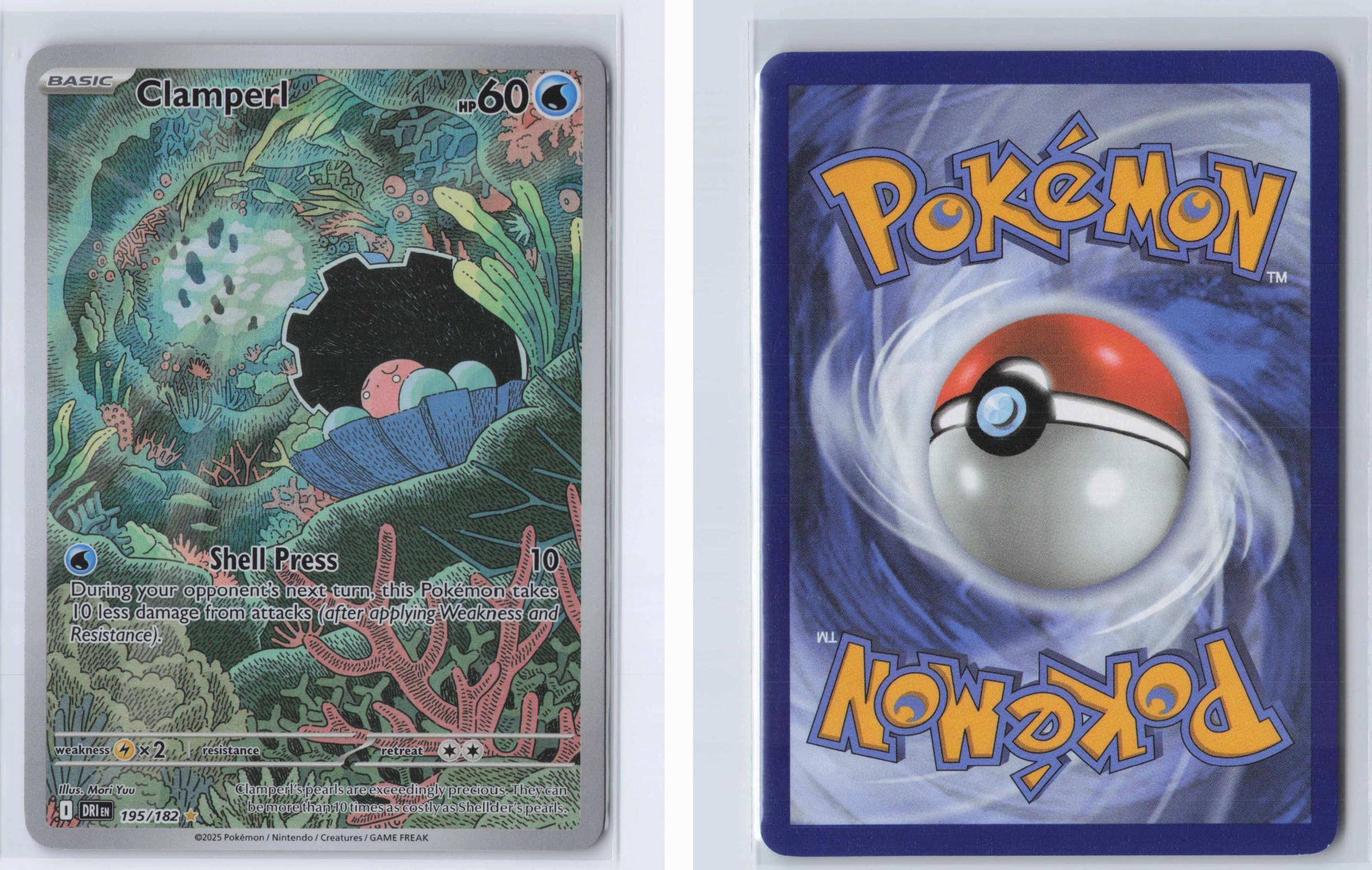 (#195/182) Clamperl - Holo [Destined Rivals]