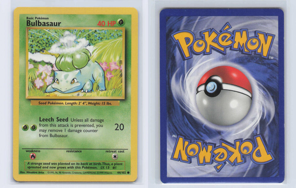 (#44/102) Bulbasaur - Normal [Base Set Unlimited]