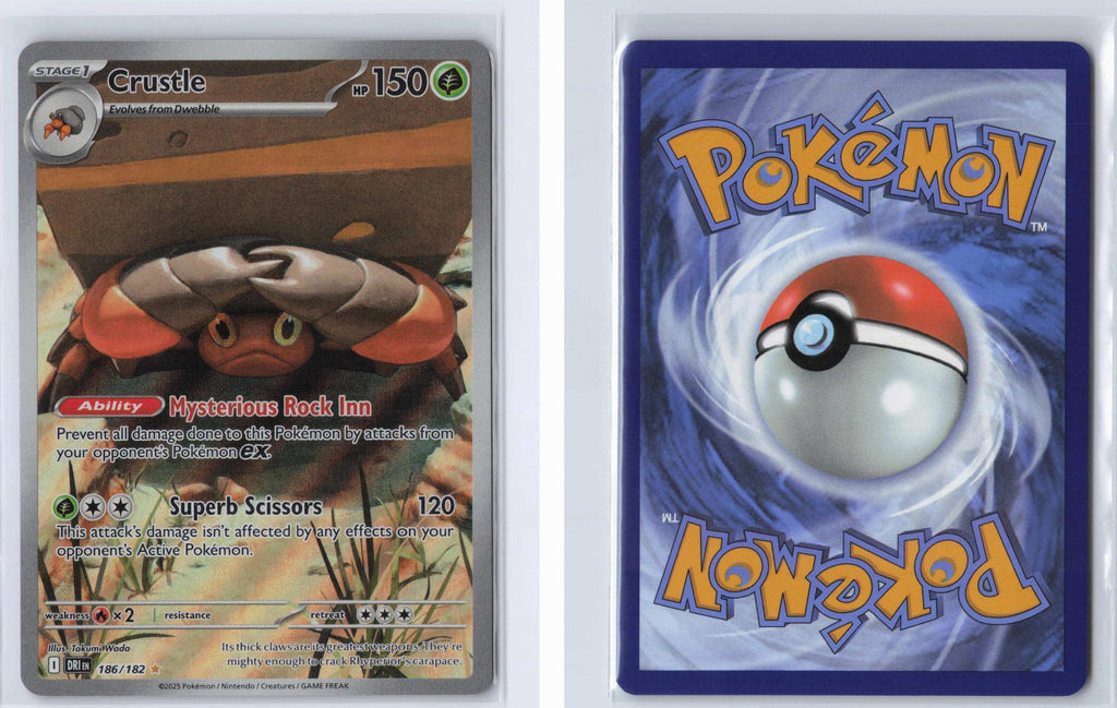 (#186/182) Crustle - Holo [Destined Rivals]