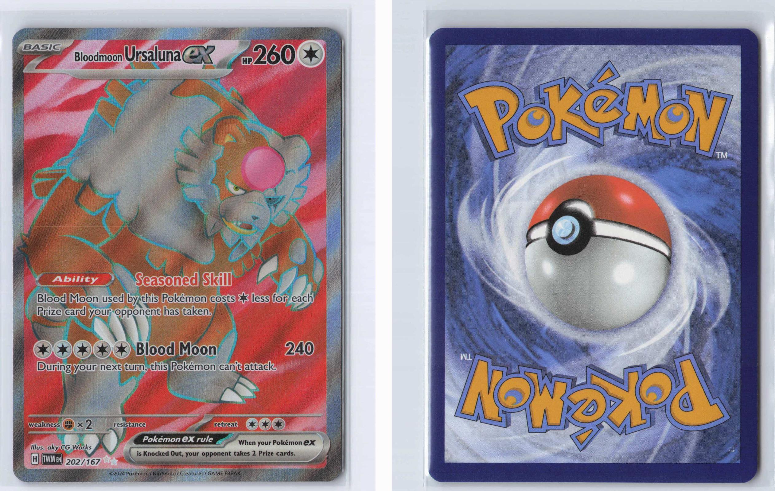 (#202/167) Bloodmoon Ursaluna ex - Holo [Twilight Masquerade]