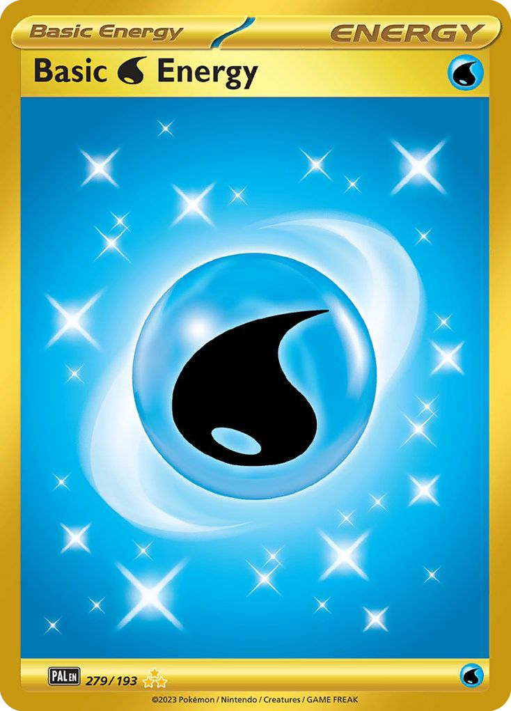 (#279/193) Basic Water Energy - Holo [Paldea Evolved]