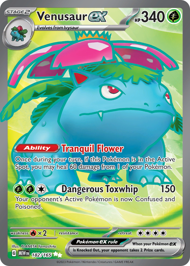 (#182/165) Venusaur ex - Holo [151]