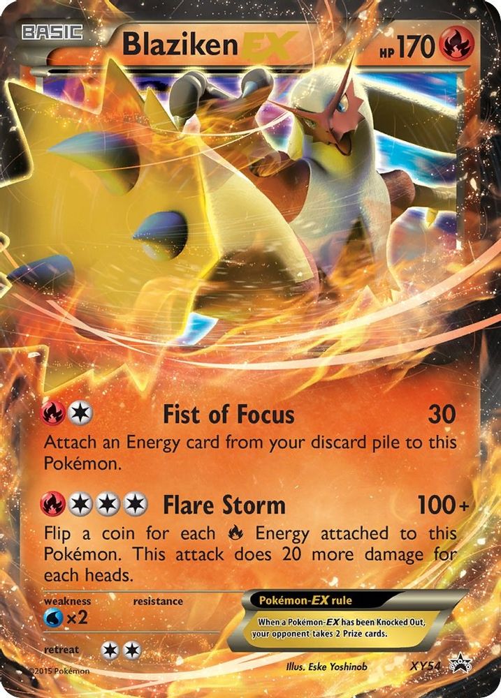 (#XY54) Blaziken EX - Holo [XY Promo]
