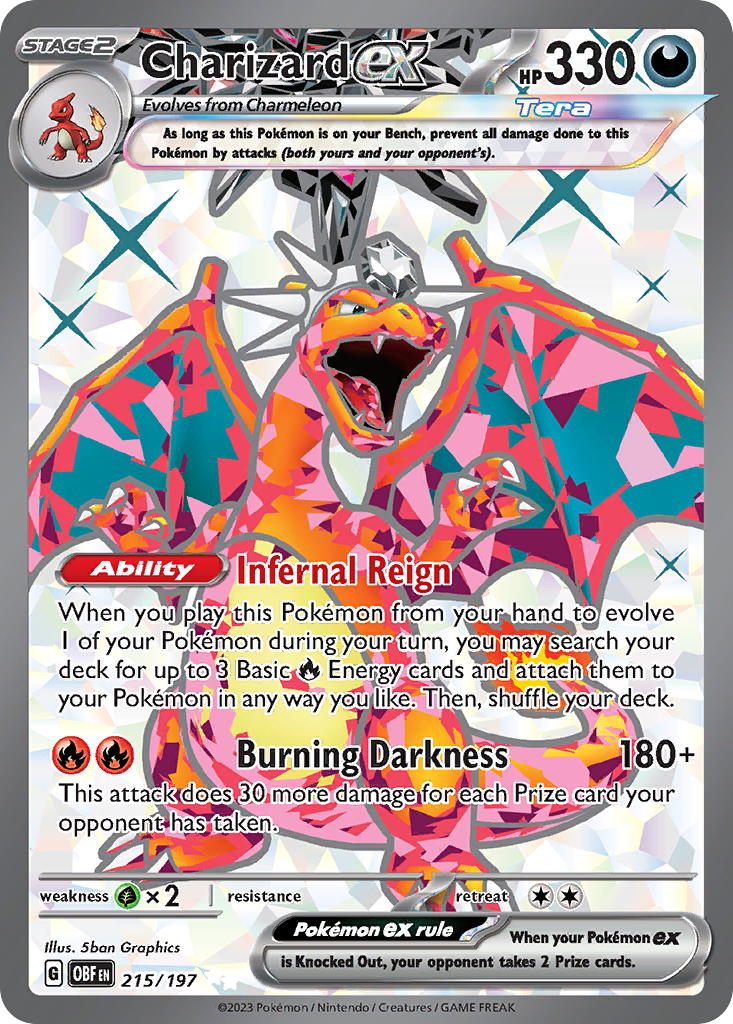 (#215/197) Charizard ex - Holo [Obsidian Flames]