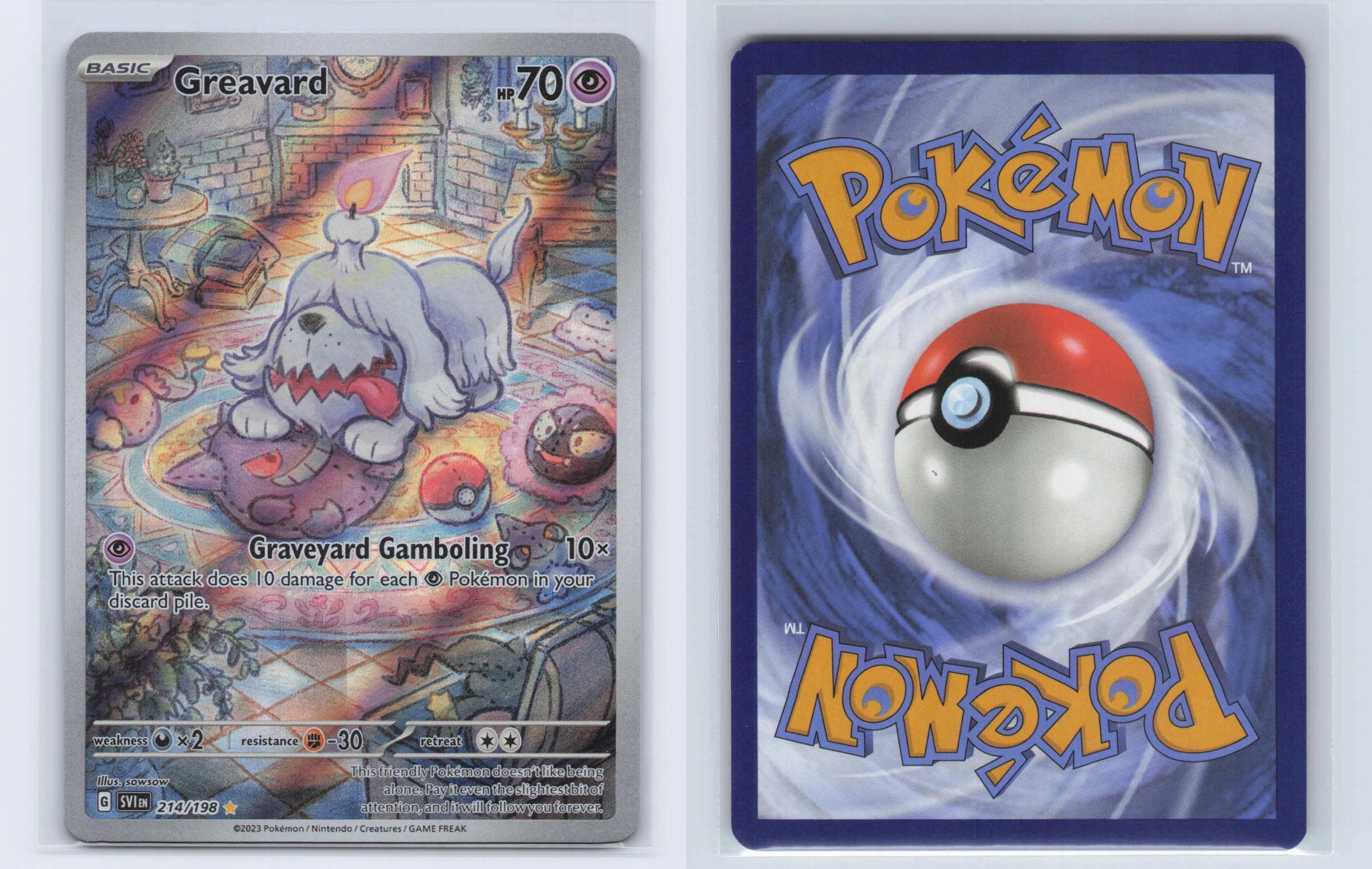 (#214/198) Greavard - Holo [Scarlet & Violet]