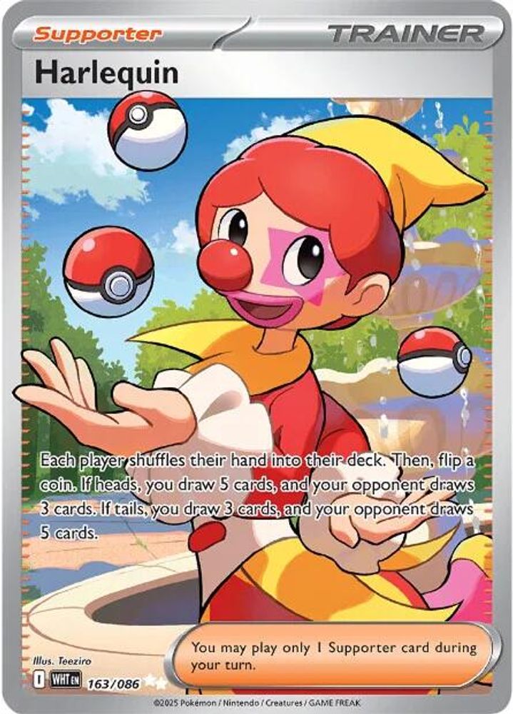 (#163/086) Harlequin - Holo [White Flare]