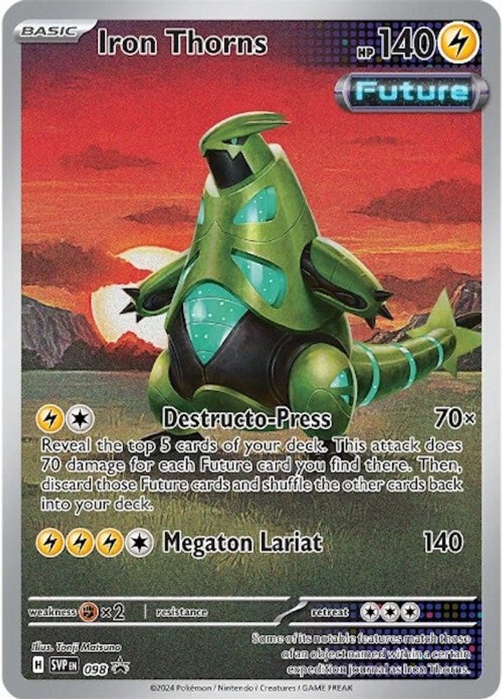 (#098) Iron Thorns - Holo [Scarlet & Violet Promo]
