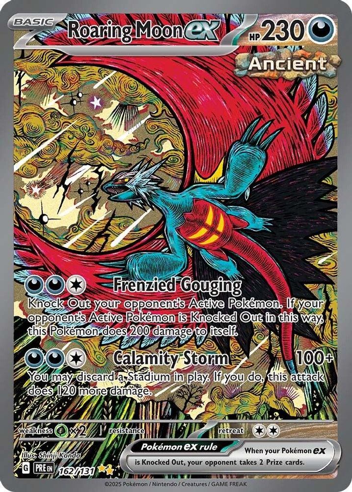 (#162/131) Roaring Moon ex - Holo [Prismatic Evolutions]